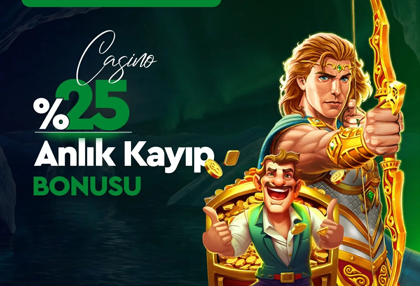 Betcanavar yüzde 25 anlık casino kayıp bonusu