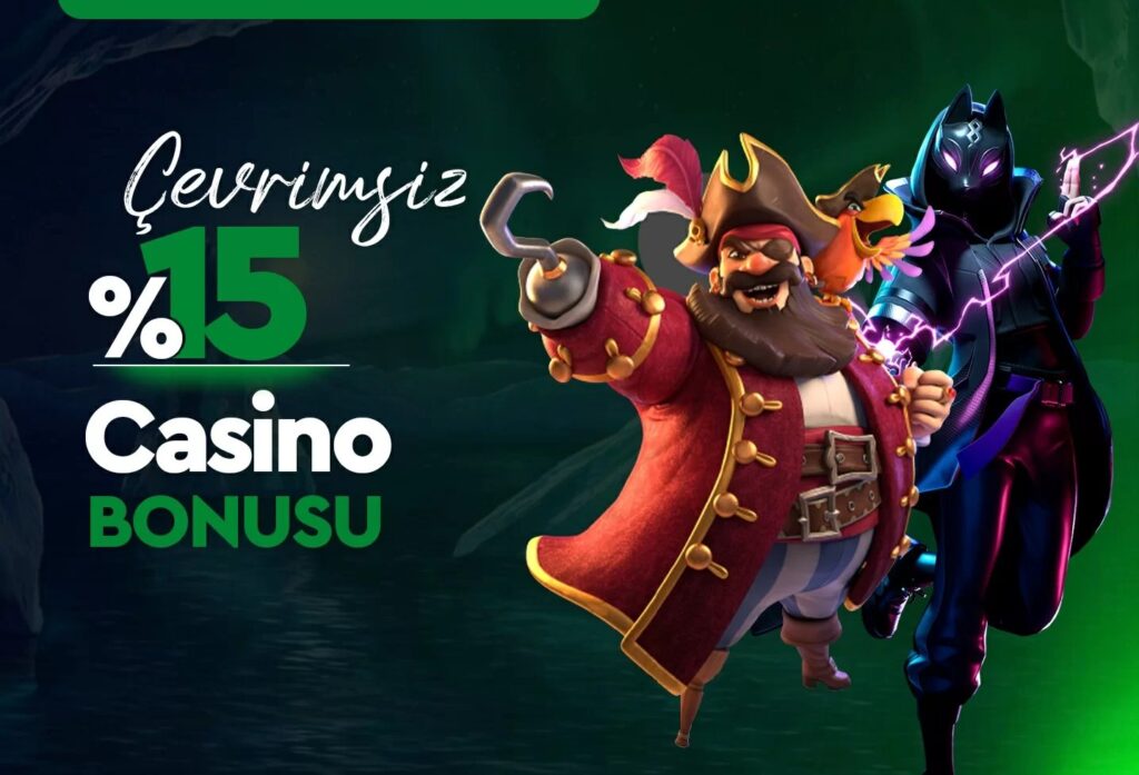 Betcanavar yüzde 15 çevrimsiz casino yatırım bonusu