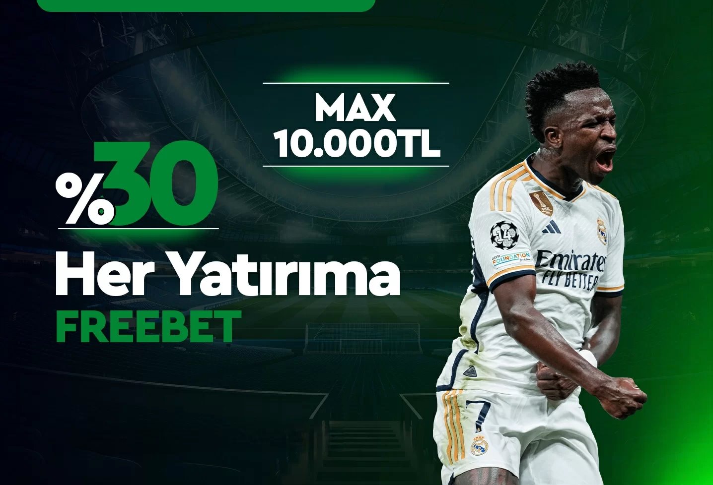 Betcanavar yüzde 30 freebet bonusu